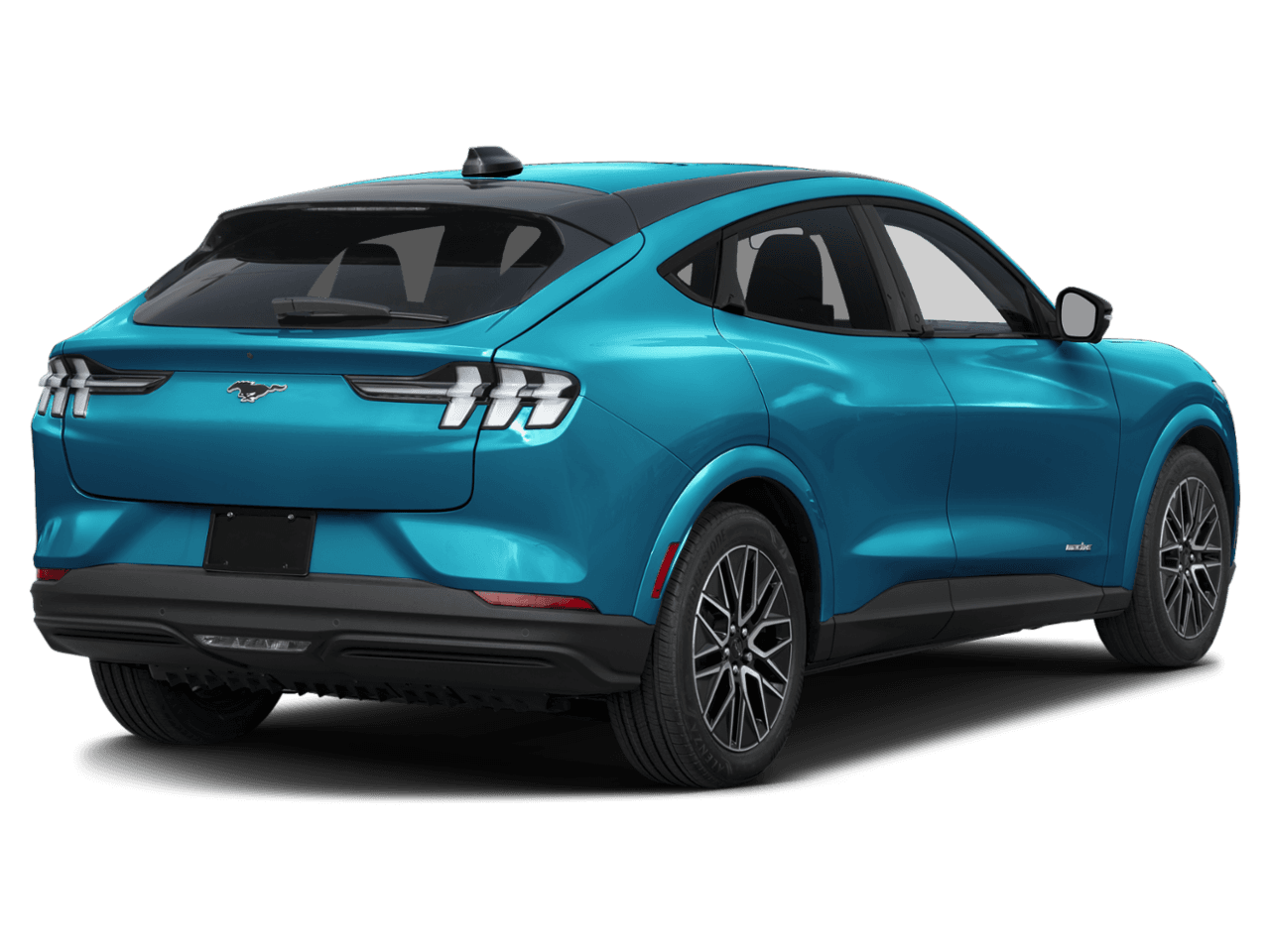 2026 Ford Mustang Mach-E Premium - Rear 3/4, facing to the right