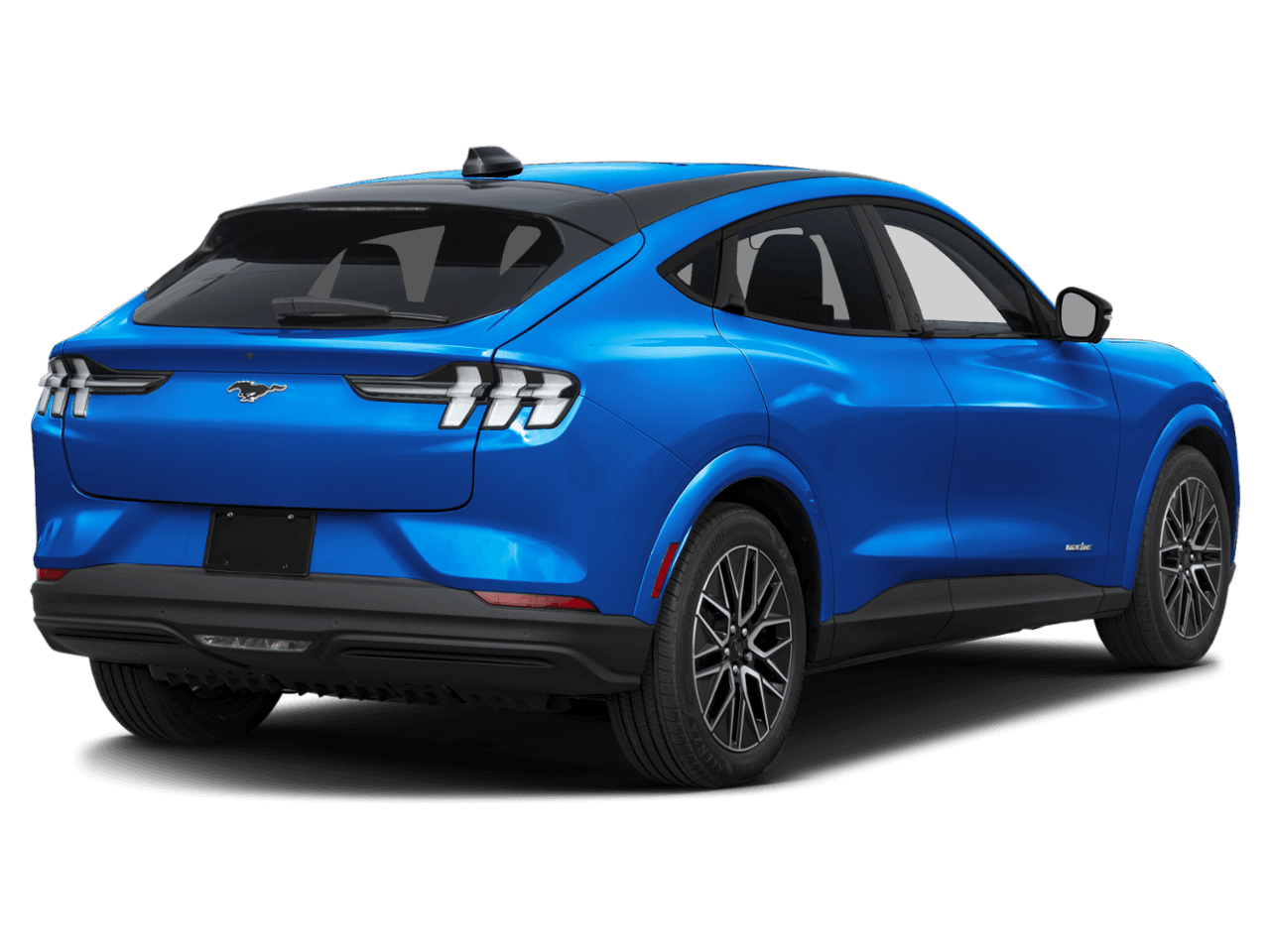 2026 Ford Mustang Mach-E Premium - Rear 3/4, facing to the right