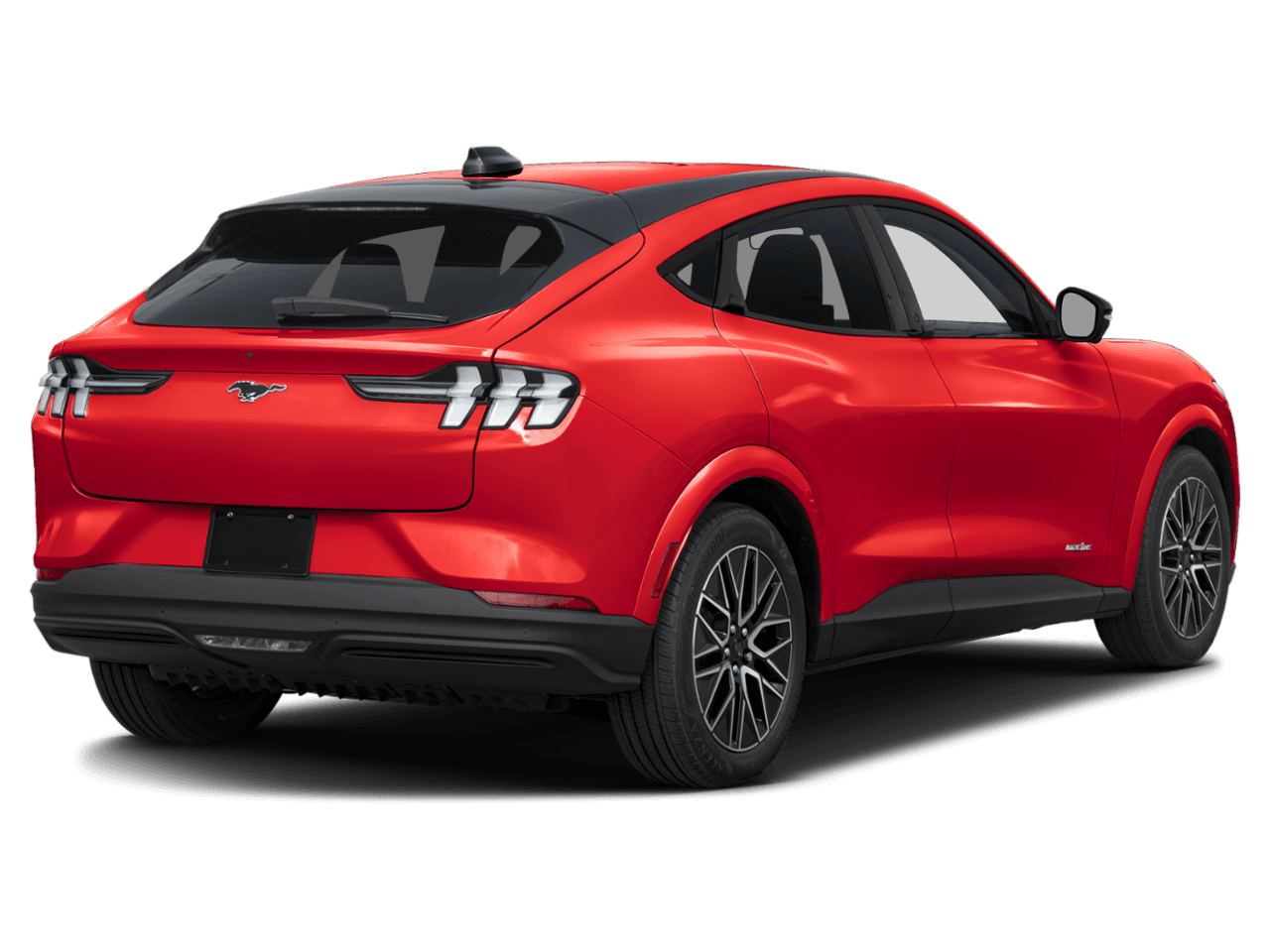2026 Ford Mustang Mach-E Premium - Rear 3/4, facing to the right