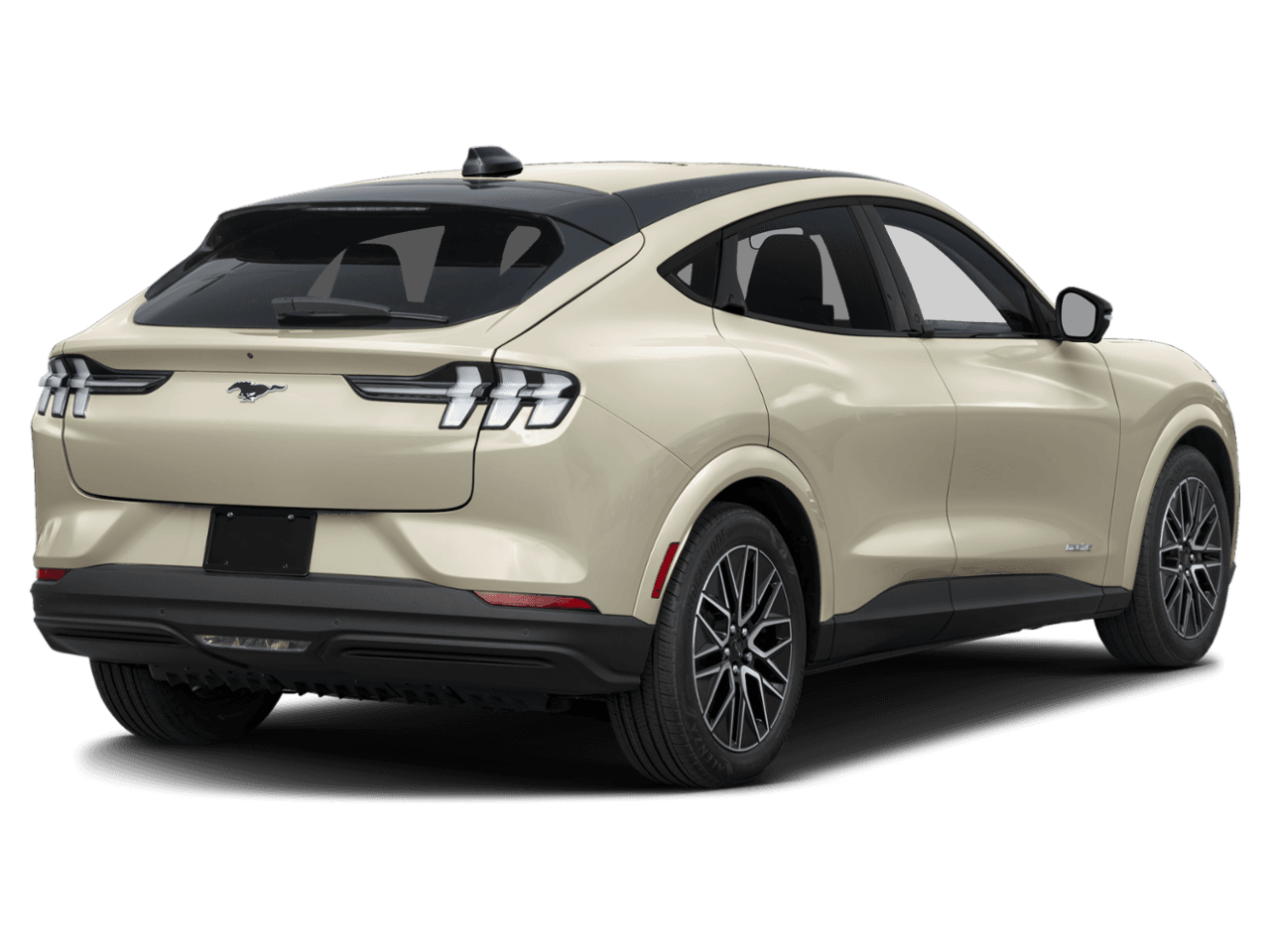 2026 Ford Mustang Mach-E Premium - Rear 3/4, facing to the right