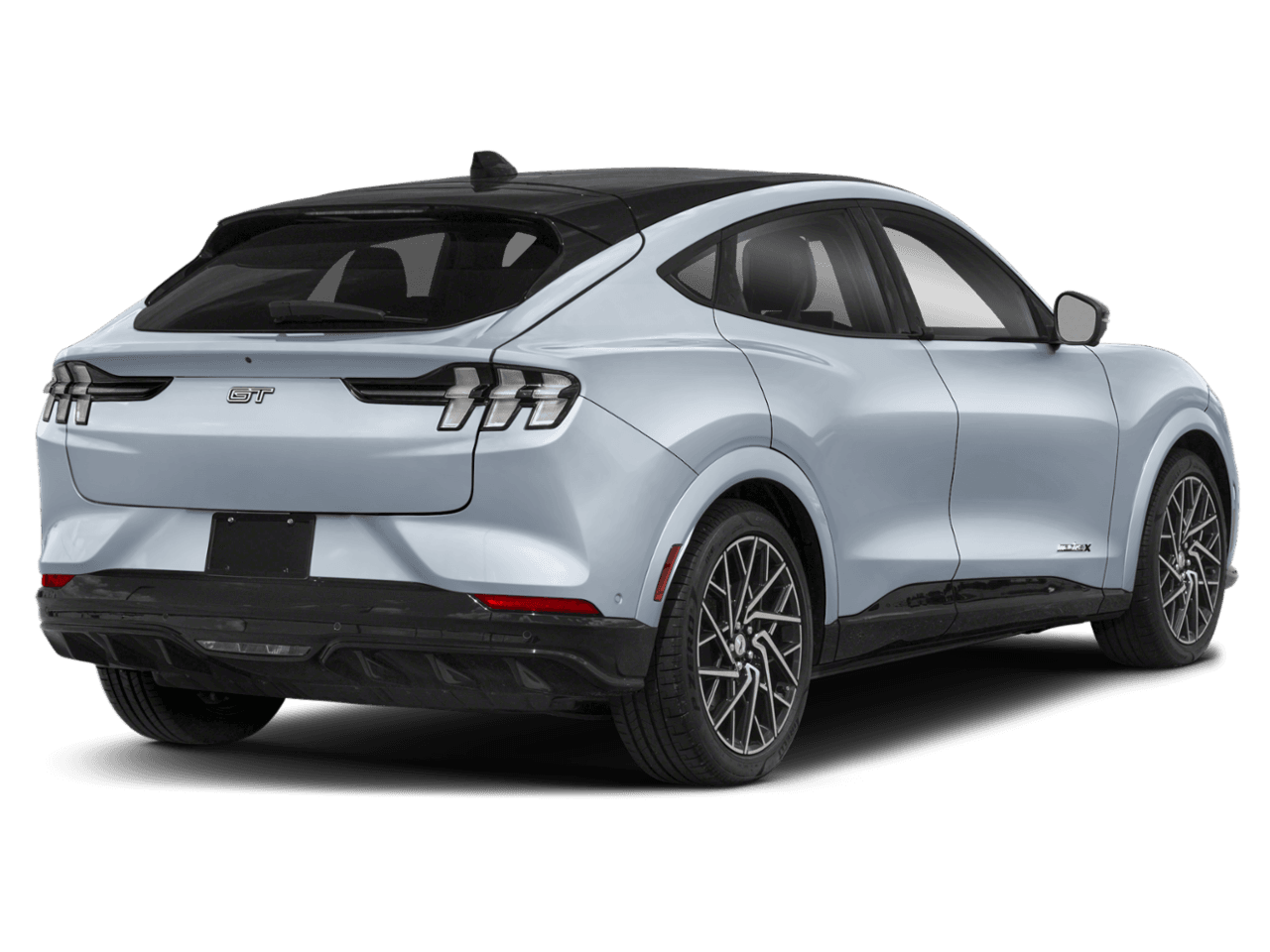 2026 Ford Mustang Mach-E GT - Rear 3/4, facing to the right