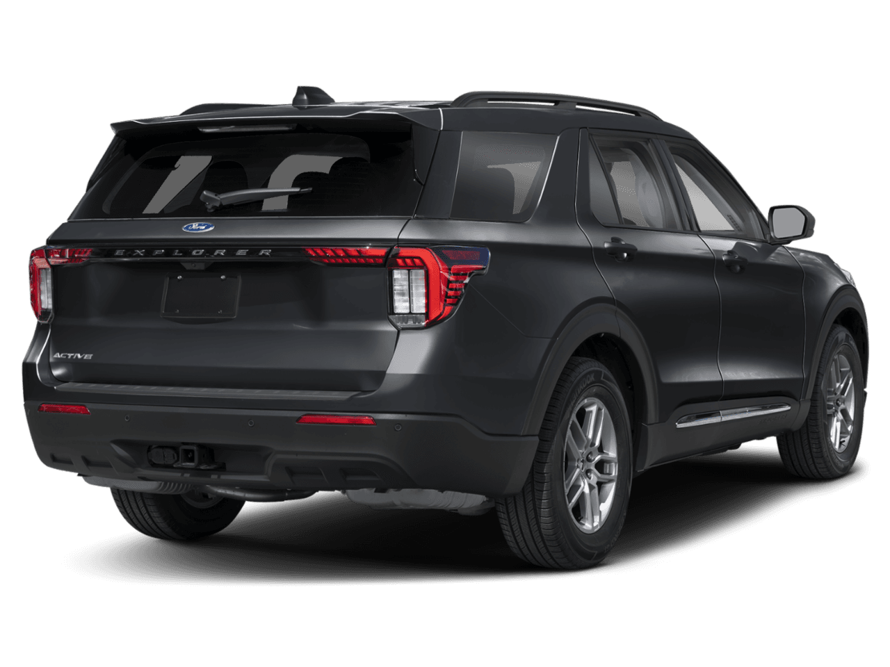 2026 Ford Explorer Active - Rear 3/4, facing to the right