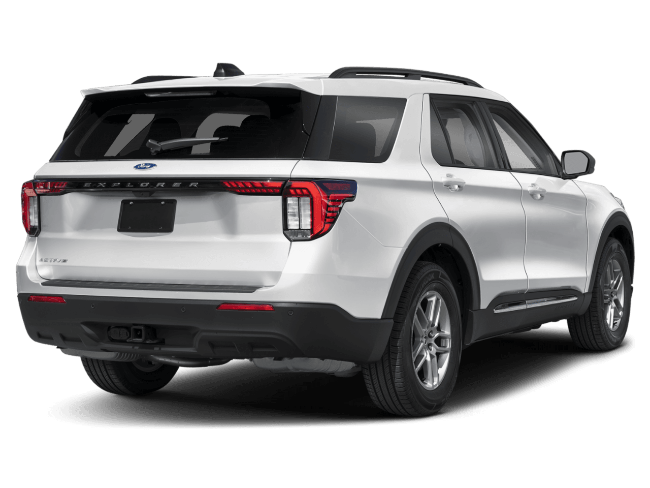 2026 Ford Explorer Active - Rear 3/4, facing to the right