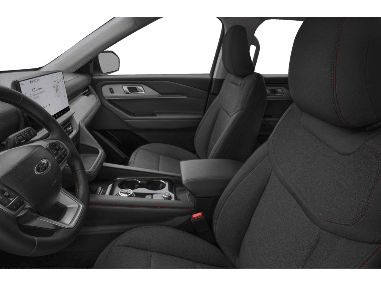 2027 Ford Explorer Active w/100A Pkg - Interior Driver's Side with Door Open, Front Seat Feature