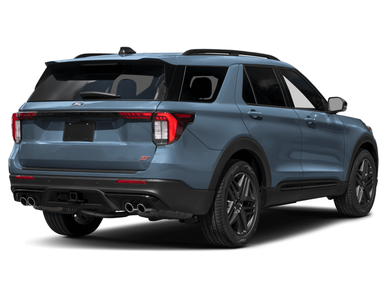 2027 Ford Explorer ST - Rear 3/4, facing to the right