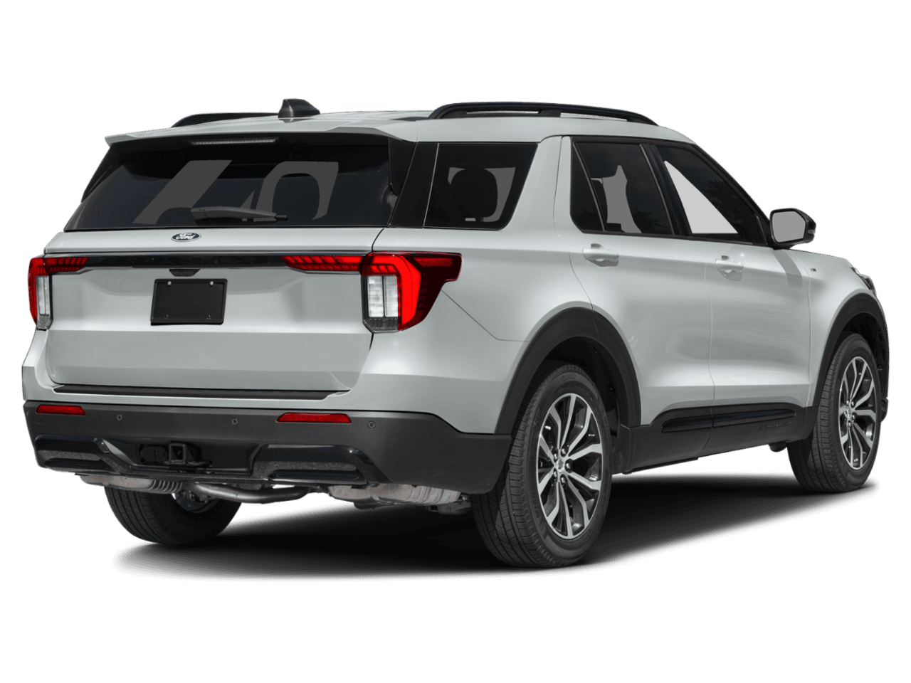 2027 Ford Explorer ST-Line - Rear 3/4, facing to the right